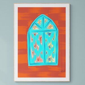 Magical Window | Kids Art | Modern Wall Art Decor | Minimalist Digital Prints
